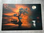 Schilderij plexiglas bonsai 150x100cm, Huis en Inrichting, Woonaccessoires | Schilderijen, Tekeningen en Foto's, Ophalen, 125 cm of meer