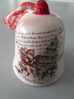 Kerstbel met Kerstman en Gedicht, Overige materialen, Rood, Ophalen of Verzenden, Zo goed als nieuw