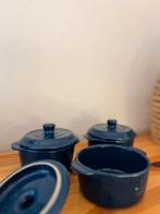 Fontignac Mini Cocottes - 3 stuks, Huis en Inrichting, Keuken | Potten en Pannen, Ophalen of Verzenden, Zo goed als nieuw, Overige materialen