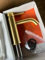 Nieuwe gouden messing badkamerkraan, Doe-het-zelf en Verbouw, Sanitair, Ophalen of Verzenden, Nieuw, Koper, Kraan