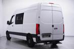 Mercedes-Benz Sprinter 314 CDI 143 pk L2H2 Dubbel Cabine Air, Auto's, Voorwielaandrijving, Stof, Gebruikt, Wit