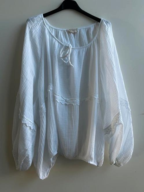 GARCONNE tuniek wit Ibizastyle mt TU, Kleding | Dames, Blouses en Tunieken, Nieuw, Wit, Verzenden