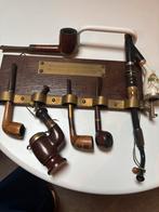 Antiek Pijpenrek met 6 Pijpen, Ophalen of Verzenden