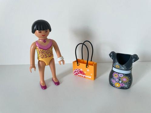 Poppetjes: fashion girl met losse jurk en handtas, Kinderen en Baby's, Speelgoed | Playmobil, Nieuw, Complete set, Ophalen of Verzenden