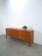 Deens teak design Bramin dressoir vintage sideboard, Teakhout, Deesn design, vintage, Ophalen of Verzenden, 200 cm of meer