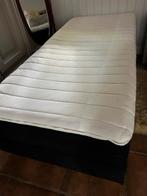Boxspring 90x200 cm. Compleet, Ophalen, 90 cm, Eenpersoons, Zwart