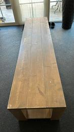 Steigerhouten salontafel, Huis en Inrichting, Minder dan 50 cm, Gebruikt, Rechthoekig, Ophalen of Verzenden