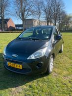 Ford Ka 1.2 51KW 2009 Zwart VOLLE JAAR APK, Auto's, Voorwielaandrijving, 1242 cc, 4 cilinders, 4 stoelen
