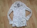 leuke witte jas, maat 140/146, Kinderen en Baby's, Kinderkleding | Maat 140, Ophalen of Verzenden, Zo goed als nieuw, Meisje, Jas