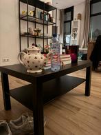 Mooie zwarte bijzettafel/koffietafel, Huis en Inrichting, Tafels | Salontafels, Ophalen, Gebruikt, Eikenhout, 50 tot 100 cm