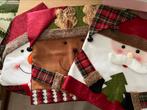 3 Kerst stoelhoezen 1x gebruikt zgan, Diversen, Kerst, Ophalen of Verzenden, Zo goed als nieuw