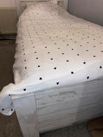Stoer steigerhout look eenpersoons bed, Huis en Inrichting, Slaapkamer | Bedden, Ophalen, 90 cm, Eenpersoons, Zo goed als nieuw