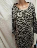 Panter jurk, Kleding | Dames, Jurken, Zwart, Maat 42/44 (L), Ophalen of Verzenden, Zo goed als nieuw