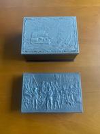 Vintage sigaretten doosjes met metalen deksel jaren 1960, Verzamelen, Rookartikelen, Aanstekers en Luciferdoosjes, Ophalen of Verzenden