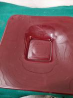 Decoratie schaal groot rood glas, Ophalen of Verzenden, 'T Olde Gre-j, Info@toldegrej.nl, Endepoelstraat 20f Didam