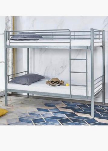 IKEA Stapelbed - Grijs Metaal beschikbaar voor biedingen