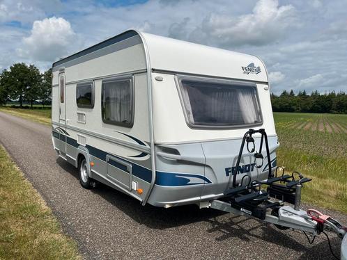 Fendt 450 QB, Caravans en Kamperen, Caravans, Particulier, tot en met 4, 1000 - 1250 kg, Treinzit, Fendt, Dwarsbed, 5 tot 6 meter