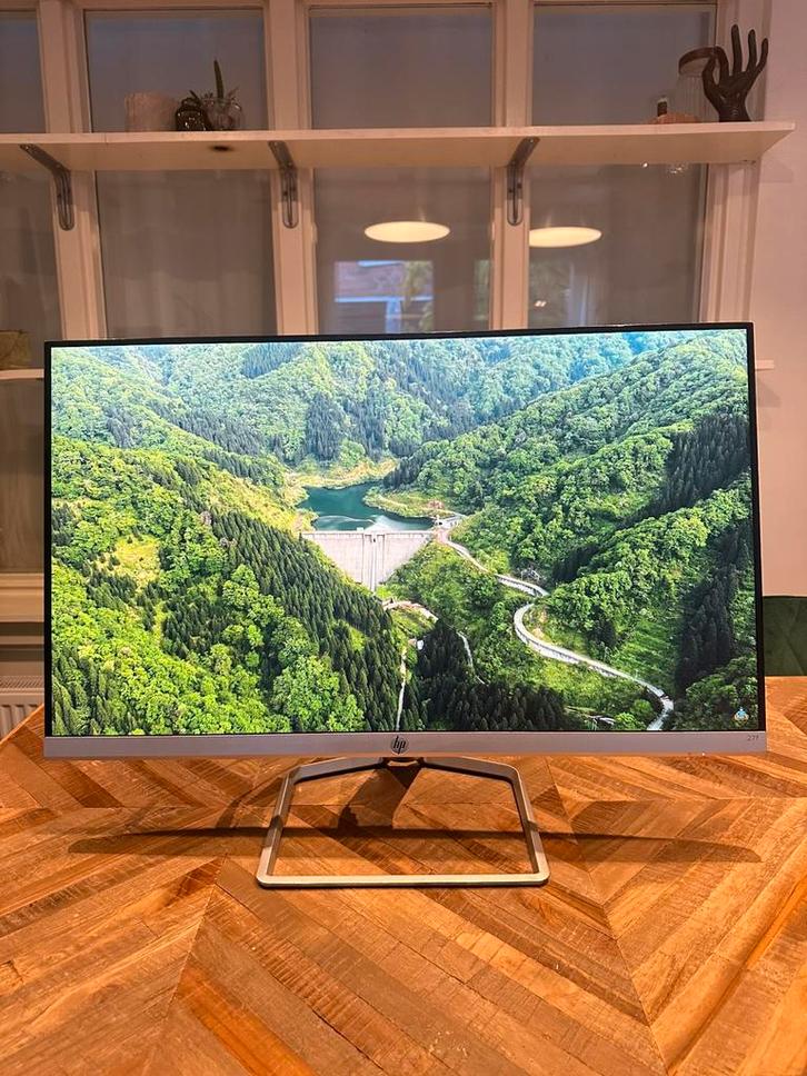 HP 27f 27 inch IPS monitor Full HD 75Hz, Computers en Software, Monitoren, Zo goed als nieuw, 61 t/m 100 Hz, VGA, IPS, Full HD