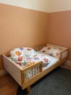 Peuterbed Petite Amelie “Cerise” hout/ wit 70x140, Kinderen en Baby's, Kinderkamer | Bedden, Ophalen, 70 tot 85 cm, 140 tot 160 cm