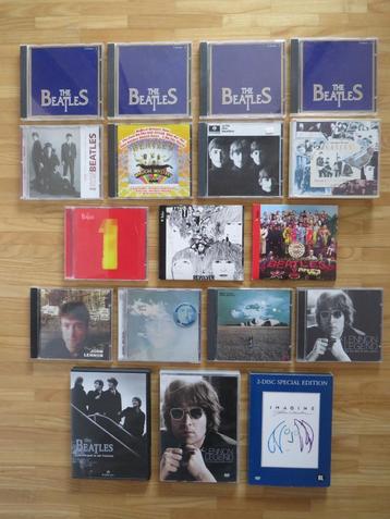 The Beatles & John Lennon - 18x CD CDs DVD DVDs Set Collect beschikbaar voor biedingen