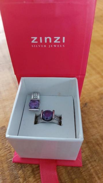 Zinzi ring met bijpassende hanger beschikbaar voor biedingen