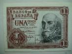 625. Spanje, 1 peseta 1953 UNC Santa Cruz., Los biljet, Overige landen, Verzenden