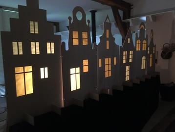 Gevel Huisjes ( Winter, Sint Kerst Decor) beschikbaar voor biedingen