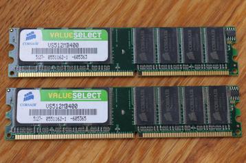 Corsair VS512MB400 RAM beschikbaar voor biedingen
