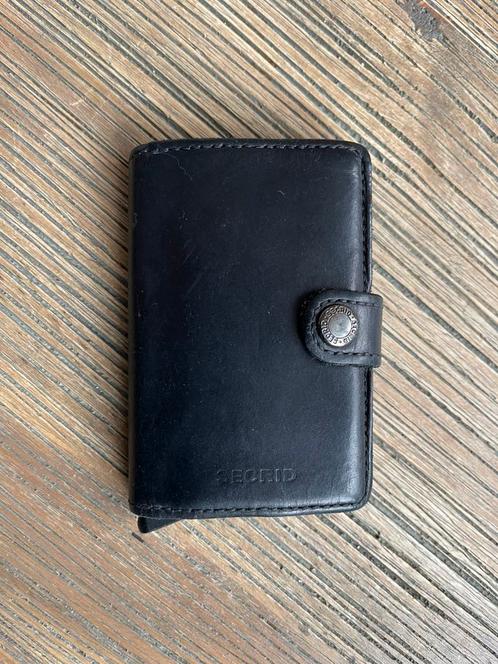 Secrid Miniwallet Portemonnee Matte black, Sieraden, Tassen en Uiterlijk, Portemonnees, Zo goed als nieuw, Overige merken, Zwart