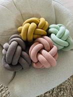 Knot Kussens 30x30 - Set van 4, Huis en Inrichting, Woonaccessoires | Kussens, Ophalen, Nieuw, Overige kleuren, Overige vormen