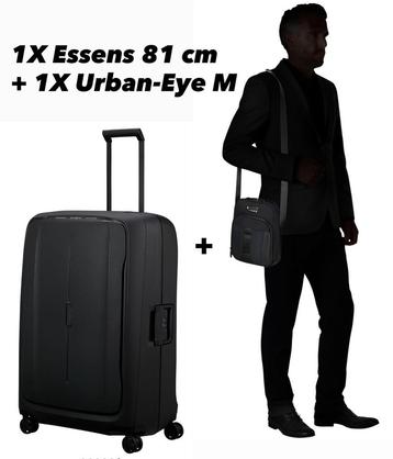 Samsonite ESSENS 81cm + Samsonite URBAN-EYE Crossbody M beschikbaar voor biedingen