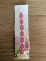 Roze Montini klavertjesvier armband, Sieraden, Tassen en Uiterlijk, Verzenden, Nieuw, Roze, Armband