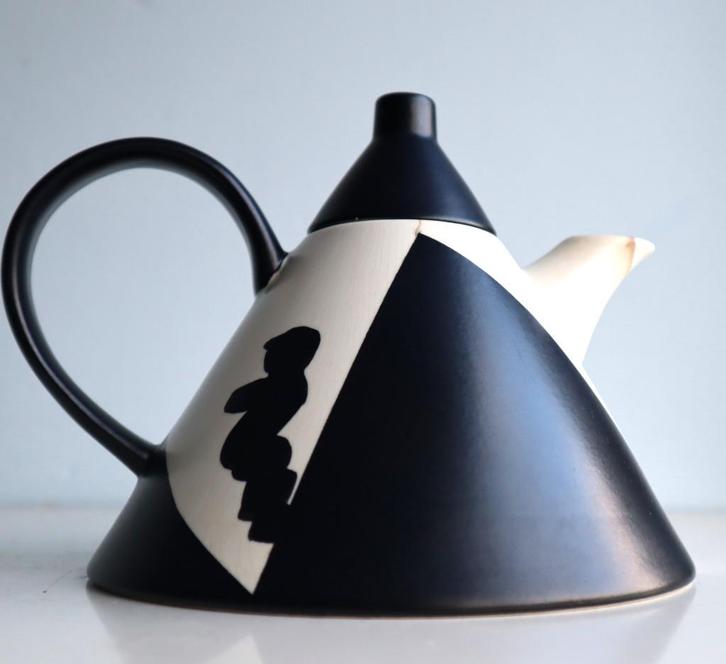 Rolf Sinnemark theepot, Memphis stijl - jaren 80, Antiek en Kunst, Kunst | Designobjecten, Ophalen of Verzenden