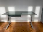 Bureau van glas. 140 x 70, Ophalen of Verzenden, Bureau