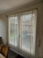 Witte Houten Jaloezieën, Wit, 150 tot 200 cm, Ophalen of Verzenden, Zo goed als nieuw