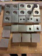 Jung LS990 RVS stopcontacten schakelaars etc, Gebruikt, ., Ophalen of Verzenden, .