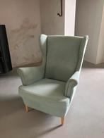 Ikea strandmon fauteuil lichtblauw, Ophalen, Gebruikt, Stof, Bohemian