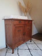 Vintage dressoir / massief eikenhout / art deco / antiek, 100 tot 150 cm, Eikenhout, Nieuw, Ophalen of Verzenden