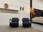2 Nieuw Leolux Scylla fauteuils Varese stof Design stoel, Leolux, Nieuw, 75 tot 100 cm, Ophalen of Verzenden