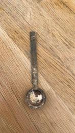 Antiek lepeltje / schepje met “F” 11cm lang Friesland Bank, Ophalen of Verzenden