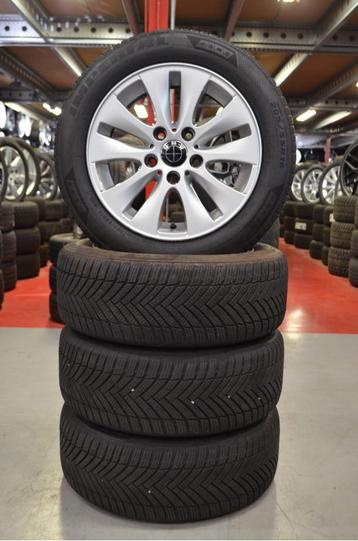 Org. 16" BMW 1 Serie E87 Velgen 5x120 + All Seasonbanden beschikbaar voor biedingen