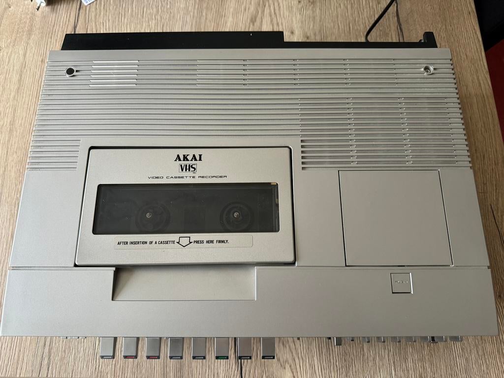 Vintage cult Akai VS 9800 EG VHS . Bakbeest van kwaliteit, Ophalen of Verzenden, Gebruikt
