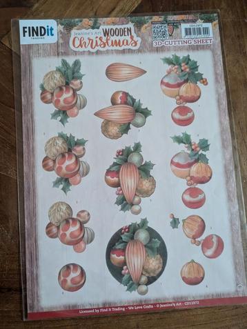 3D Kerst Knipvellen - Yvonne Creations & Jeanine's Art beschikbaar voor biedingen