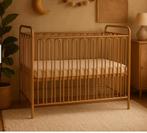 Bronzen ledikant 60x 120, Ophalen, Zo goed als nieuw, Ledikant