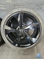 6mm! Originele Audi A3 8Y 18 inch zwarte Rotor velgen 5x112, Auto-onderdelen, Banden en Velgen, 18 inch, Gebruikt, -, -