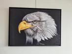 Prachtig schilderij Bald Eagle symbool 101 Airborne Division, Ophalen of Verzenden