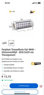 Ferplast tunnel/buizen voor fretten/ratten - Zo goed als nie, Dieren en Toebehoren, Ophalen of Verzenden, Zo goed als nieuw, Overige typen