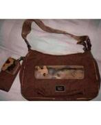 Guess tas origineel bruin met leger print, Ophalen of Verzenden, Zo goed als nieuw, Bruin