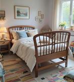 ENGELS VINTAGE KERSENHOUTEN LEDIKANT. 90x190cm matrasmaat., Ophalen, Lattenbodem