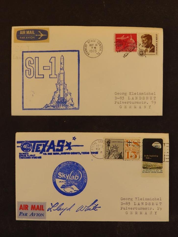 RUIMTEVAART /SKYLAB I - III - van diverse landen (BR10), Postzegels en Munten, Postzegels | Volle albums en Verzamelingen, Buitenland